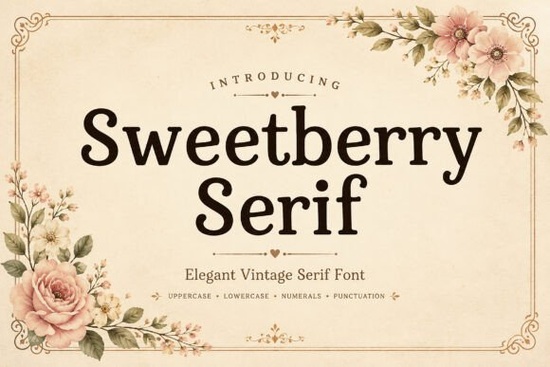 Sweetberry Serif Font